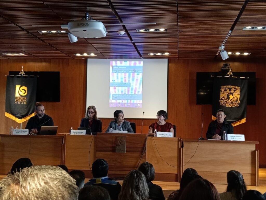 Se revisaron desafíos técnicos en extracción de ADN de restos óseos y se compartieron experiencias sobre cotejo en bases de datos