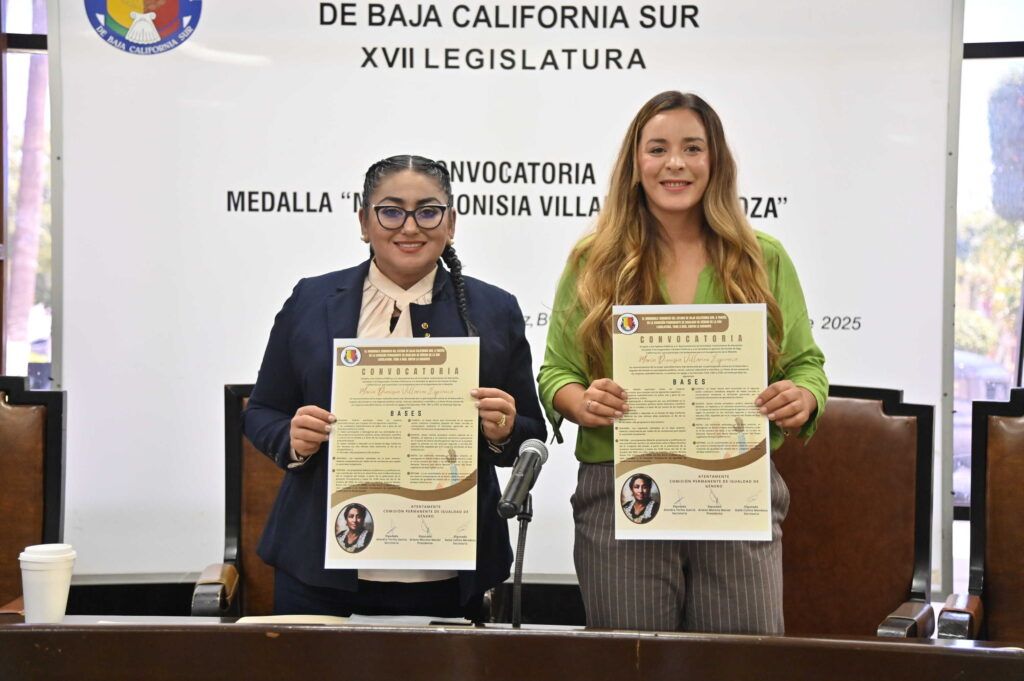Las propuestas se recibirán hasta el 1 de octubre y serán turnadas a la Comisión Permanente de Igualdad de Género para su deliberación y dictamen