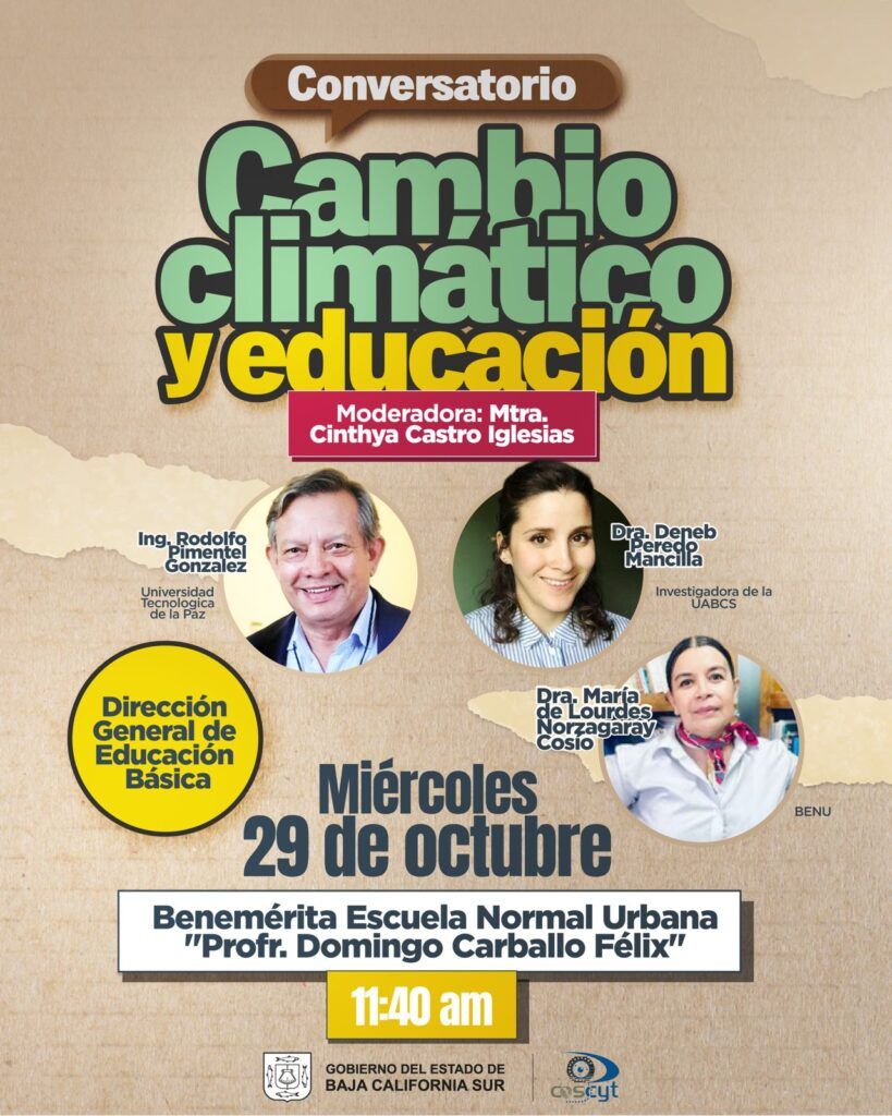 El conversatorio propone materiales, metodologías y colaboraciones para integrar el tema climático en currículos y proyectos.