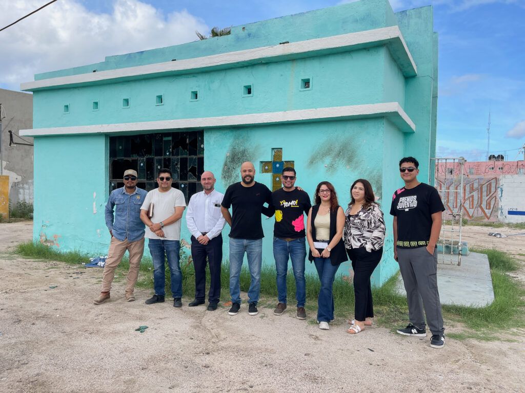 Jornada de tequios y macro mural para devolver vida a la capilla La Animita del Camino Real