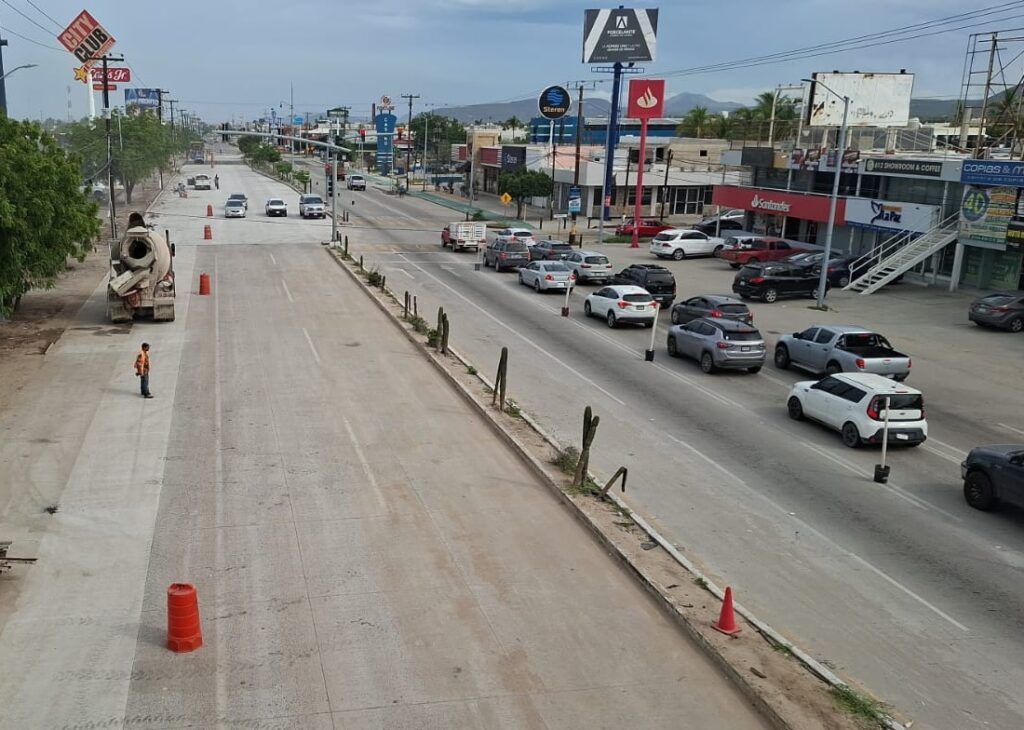 Tras la reconstrucción con concreto hidráulico, SEPUIMM habilita el tránsito con precauciones mientras continúan trabajos puntuales.