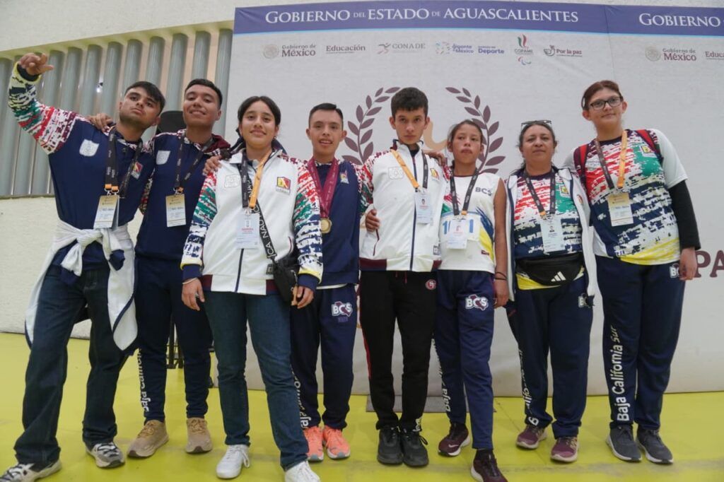 Ocho oros, tres platas y cuatro bronces coronan la participación sudcaliforniana en la Paralimpiada Nacional CONADE 2025
