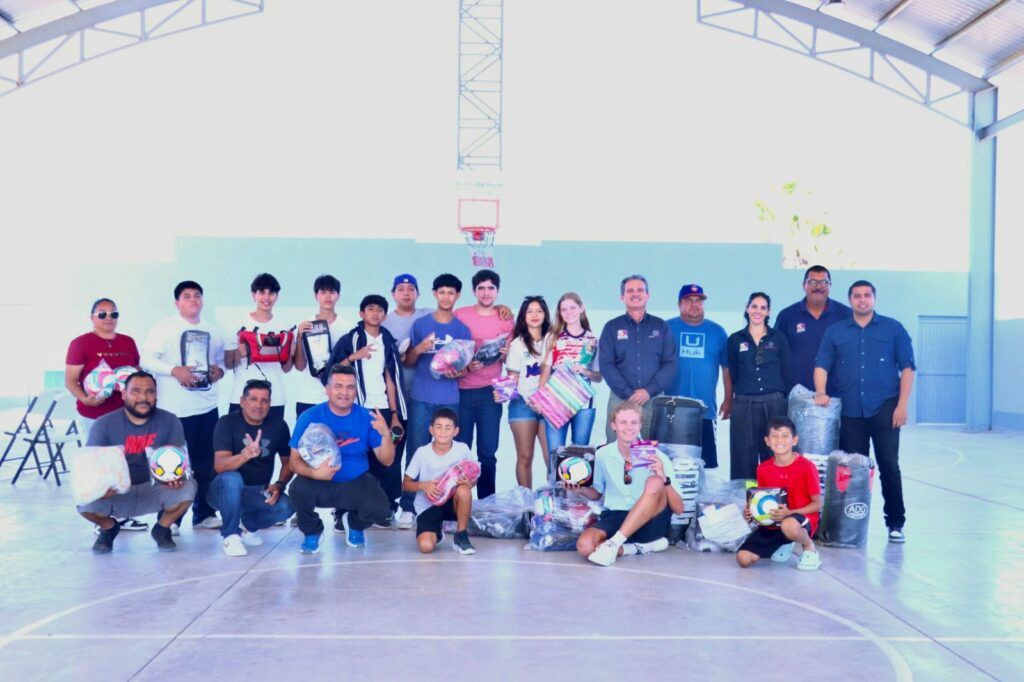 Guerrero Negro, Vizcaíno, Santa Rosalía y más reciben equipo para múltiples disciplinas.