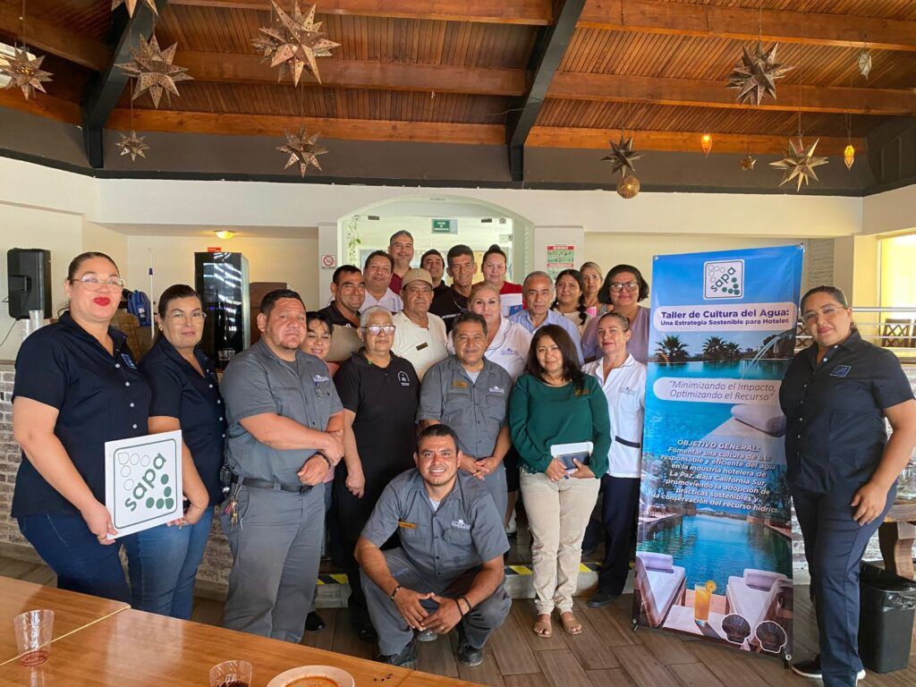 OOMSAPAS impartió el taller “Minimizar el Impacto Optimizando el Recurso” en el hotel La Concha, dentro del programa “Insignia La Paz”.