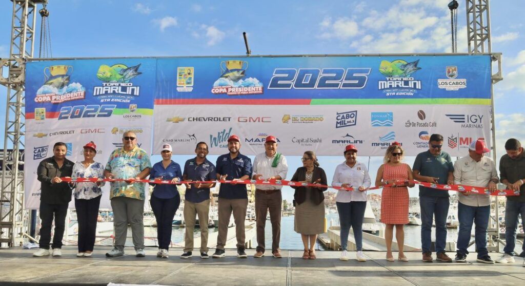El torneo “Copa Presidente - Marlini 2025” refuerza prácticas responsables y la proyección de BCS como destino de turismo y preservación marina.