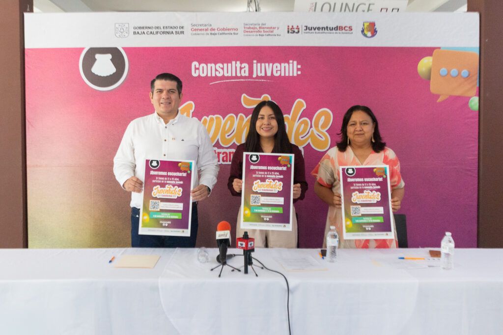 El Instituto Sudcaliforniano de la Juventud convoca a la juventud a proponer soluciones y priorizar temas para políticas públicas inclusivas.
