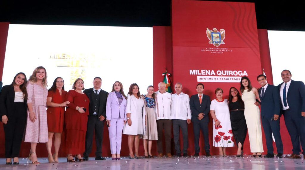 El gobernador destaca planeación, transparencia y coordinación en el primer informe de la alcaldesa en su segunda administración.