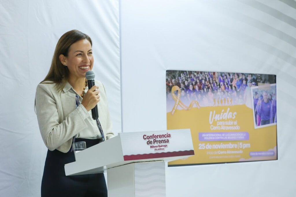 En el Día Internacional de la Eliminación de la Violencia contra las Mujeres, la alcaldesa Milena Quiroga Romero destacó la atención brindada en centros municipales, refugio para mujeres en situación de violencia
