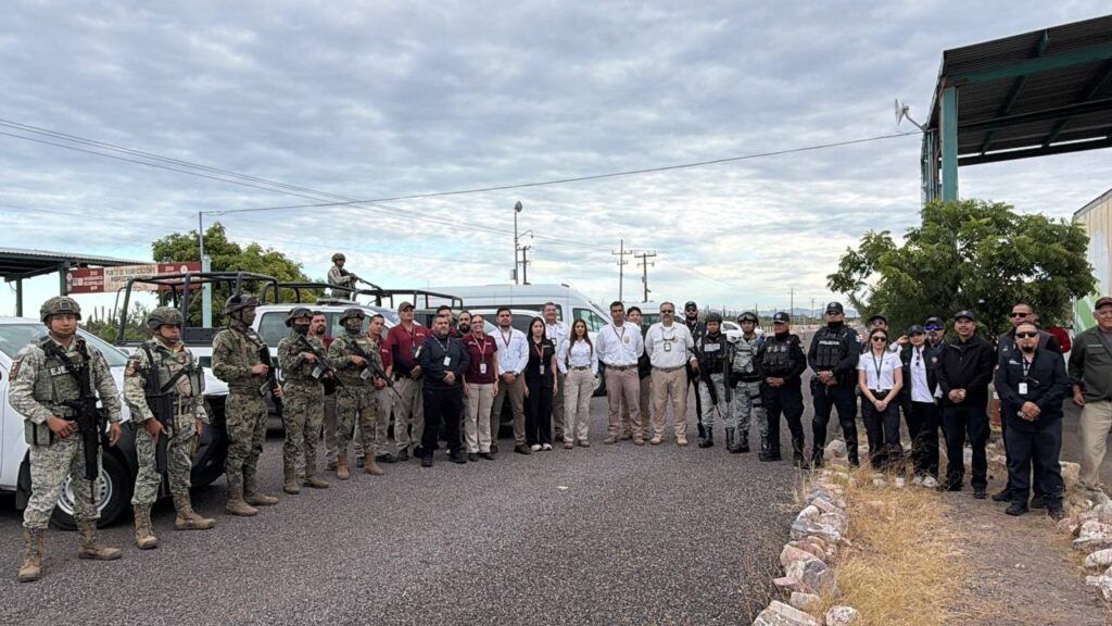 En el kilómetro 21 de la carretera al norte se llevó a cabo un operativo coordinado con dependencias de los tres órdenes de gobierno.