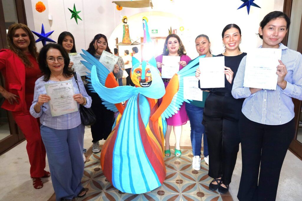 Talleres de maquillaje, velas aromáticas y macramé concluyen con constancias oficiales avaladas por SEP y DGCFT.