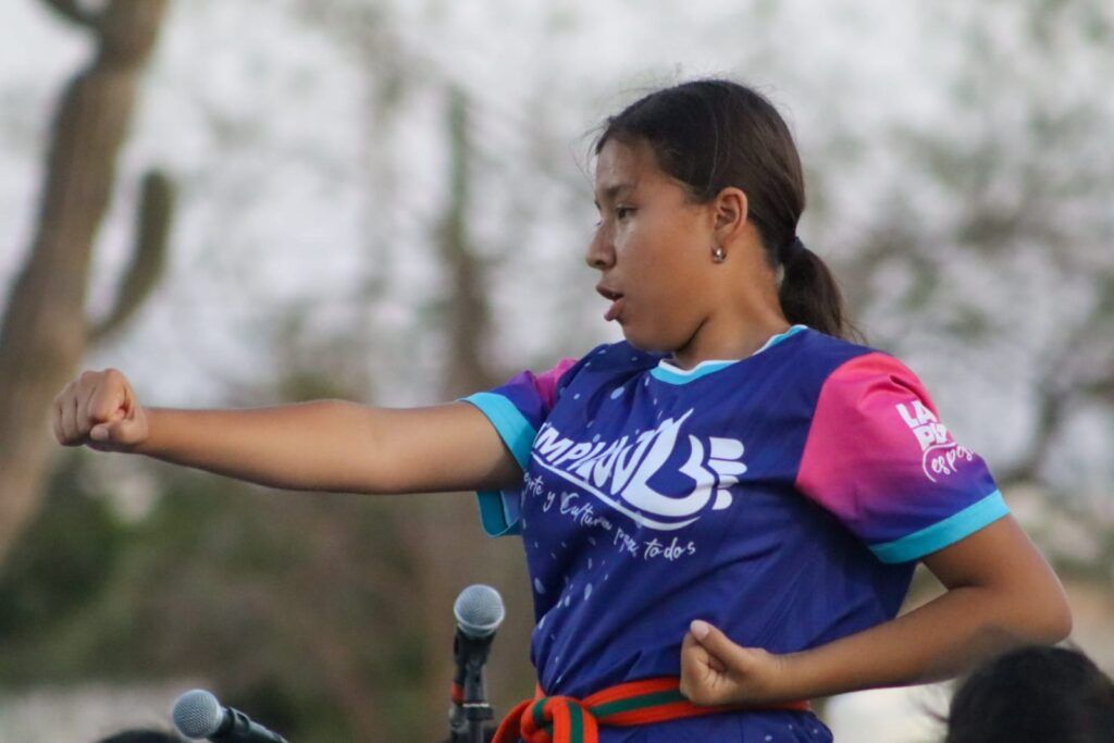 El XVIII Ayuntamiento de La Paz informó que la construcción del Gimnasio de Box en la colonia Vista Hermosa registra un avance superior al 70%,