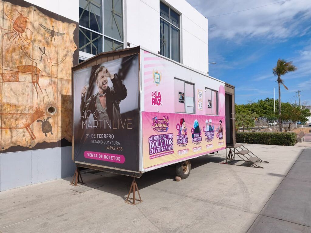 Continúa la venta de boletos para la Zona Fan de los conciertos del Carnaval La Paz 2026 “Reinas del Cambio”, con accesos disponibles para Natalia Jiménez y Capibaras Tour, así como para el espectáculo de Ricky Martin en el estadio Guaycura.