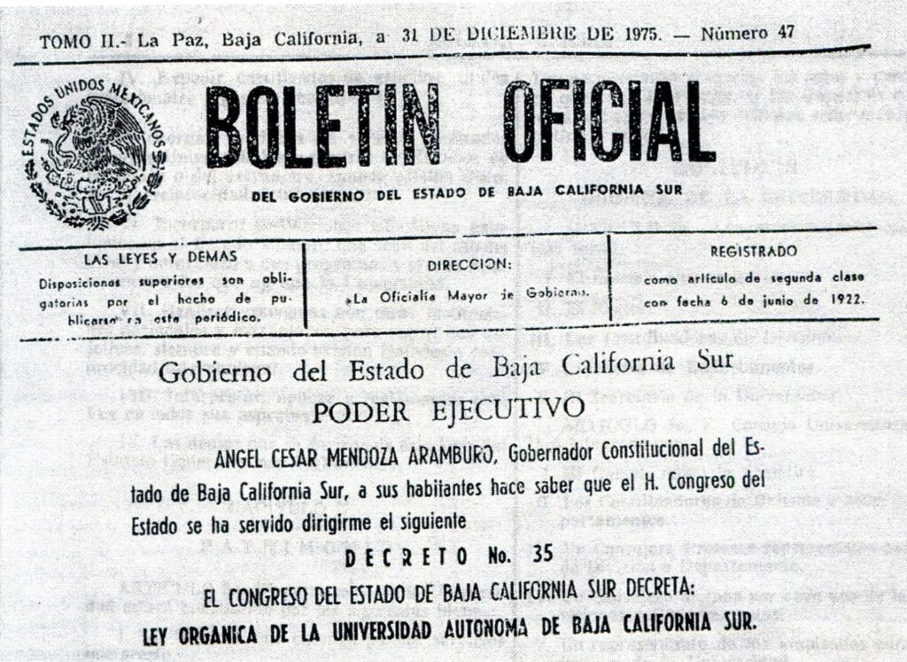 A medio siglo de su promulgación, el marco legal que rige a la UABCS revela una historia atravesada por reformas impulsadas desde el conflicto, el desconocimiento generalizado de la norma y una autonomía tensionada por la relación entre el poder universitario y el poder estatal.