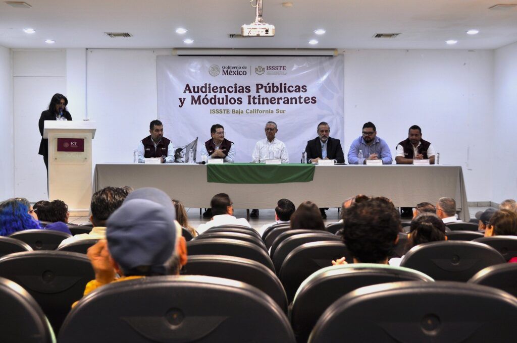Con el objetivo de acercar servicios y fortalecer la atención directa a la derechohabiencia, el ISSSTE en Baja California Sur puso en marcha este miércoles el programa Módulos Itinerantes y Audiencias Públicas 2026