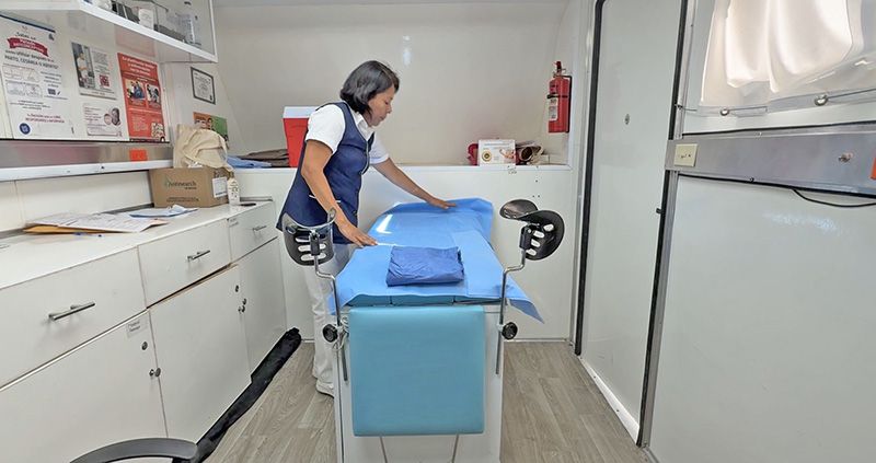 La unidad itinerante ofrece citología cervical y detección de VPH en el Centro de Justicia para Mujeres, con atención de 9:00 a 14:00 horas hasta el 27 de febrero