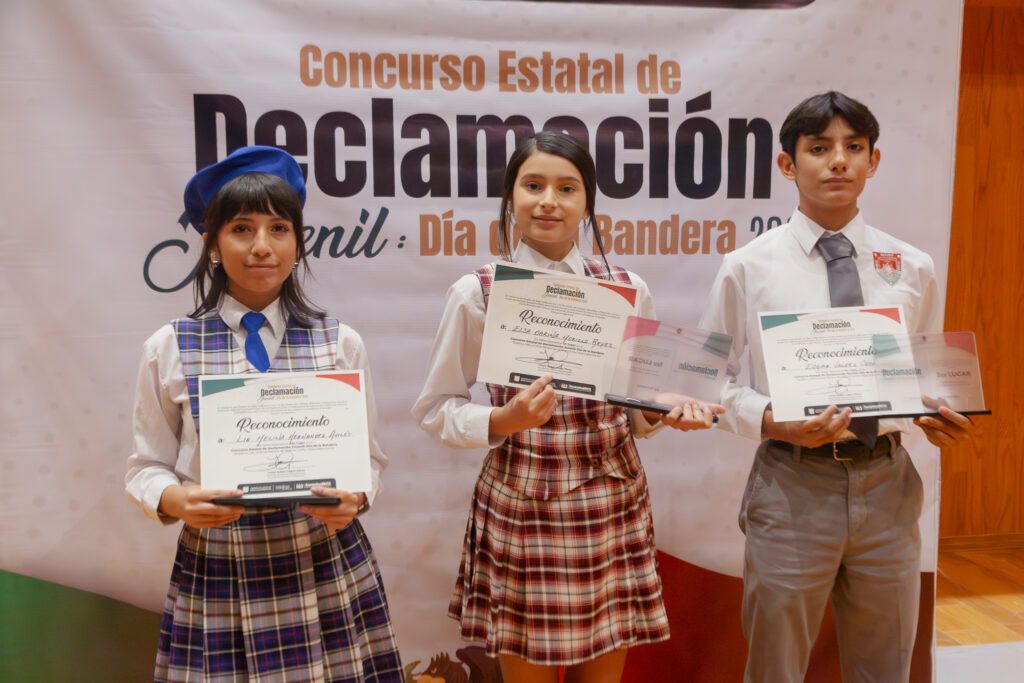 Jóvenes de los cinco municipios participaron para promover valores cívicos; Loreto obtuvo el primer lugar