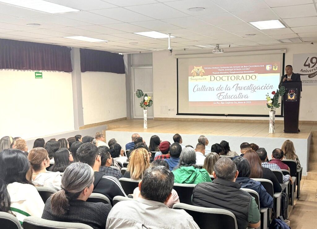 El programa fortalece la formación académica de docentes e impulsa la investigación educativa en Baja California Sur.