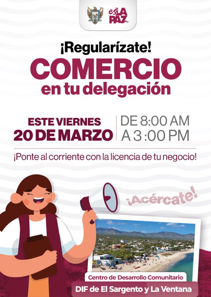 “Comercio en tu Delegación” facilitará trámites y licencias de funcionamiento este 20 de marzo