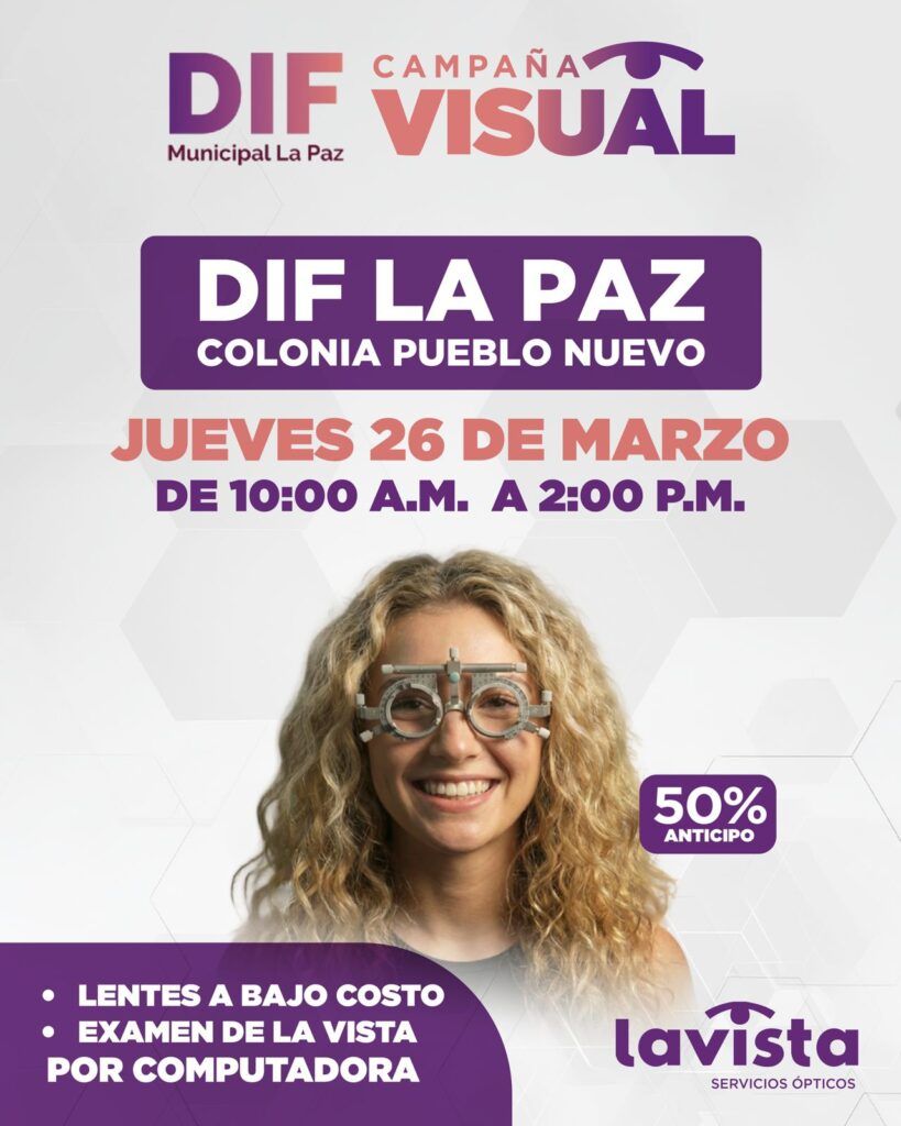 Jornada ofrecerá exámenes gratuitos y facilidades de pago para mejorar la salud visual de la población