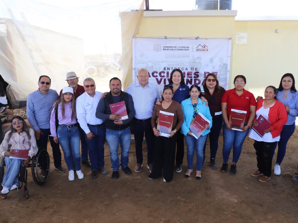 Acciones de vivienda benefician a comunidades como San Ignacio, Guerrero Negro y Benito Juárez