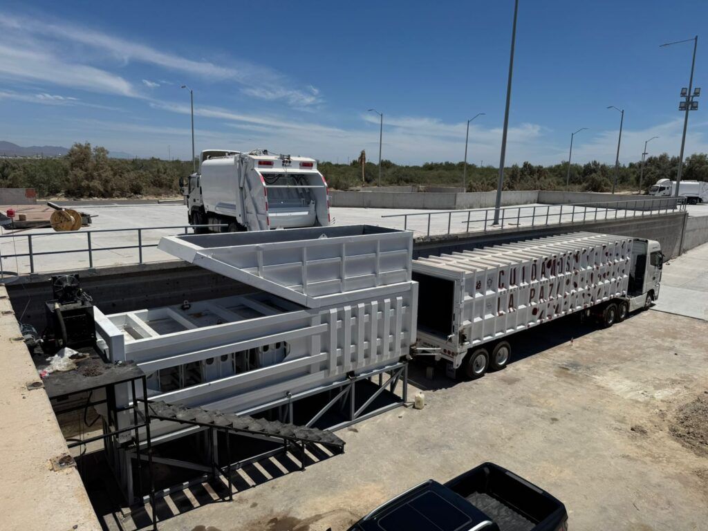 La obra permitirá optimizar el sistema de recolección de basura y fortalecer el manejo sustentable de residuos en la capital sudcaliforniana.