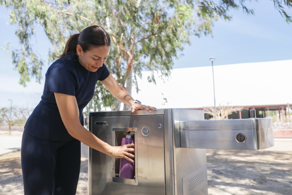 La iniciativa forma parte de las acciones para garantizar el acceso al agua en colonias y espacios públicos del municipio de La Paz.