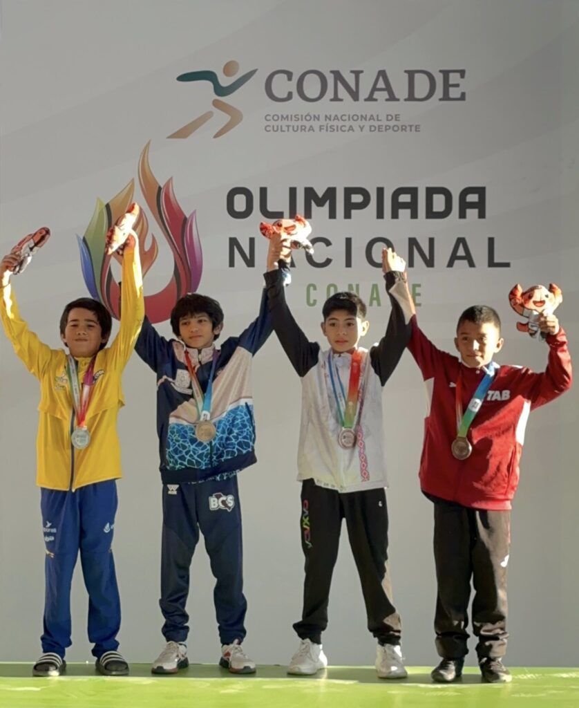El talento deportivo sudcaliforniano continúa destacando a nivel nacional con nuevos triunfos en la Olimpiada Nacional CONADE 2026.