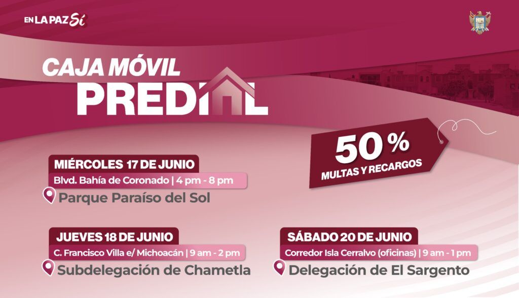 Con cajas móviles y descuentos de hasta 50% en multas y recargos, el Ayuntamiento facilita el cumplimiento de esta contribución.