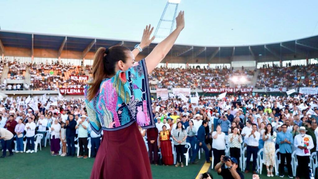 Milena Quiroga encabezó un encuentro ciudadano en La Paz donde destacó resultados de gobierno y delineó parte de su discurso político rumbo al proceso interno de Morena.