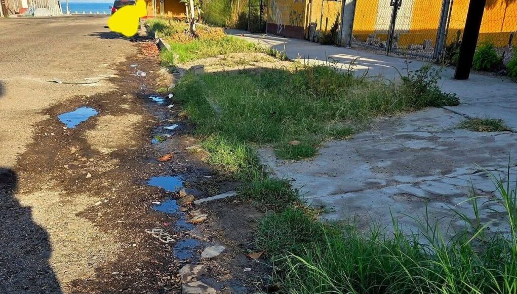 Denuncian drenajes tapados y derrames de aguas negras en El Esterito