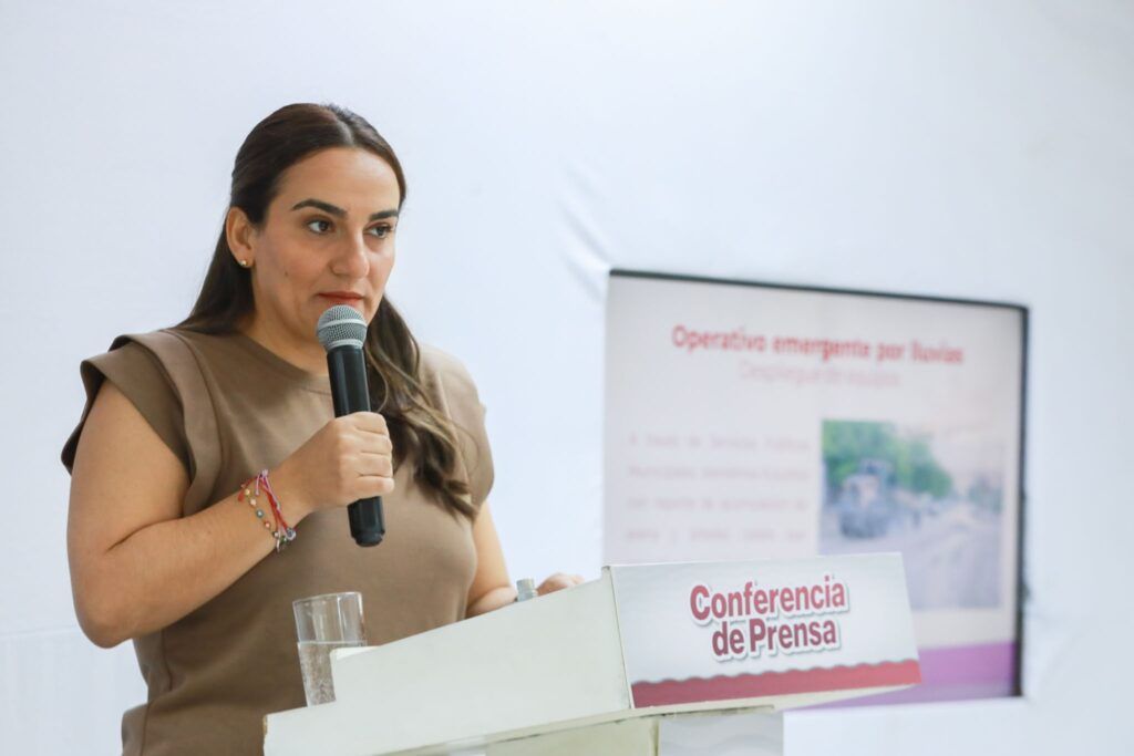 Amor Fenech informó que las acciones preventivas facilitaron el flujo de arroyos y la atención inmediata de vialidades y espacios públicos.