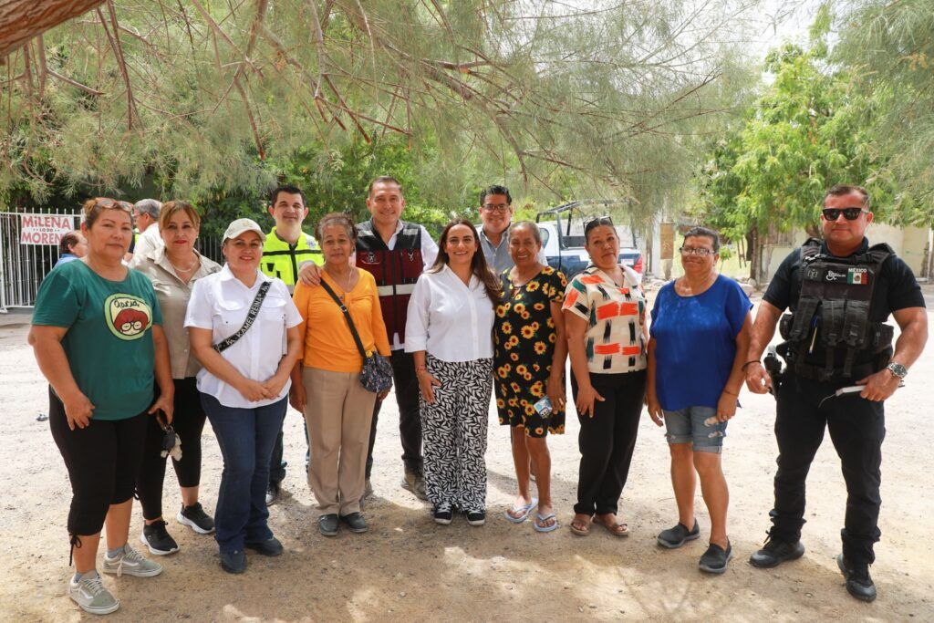 El programa "Presidenta en tu Barrio" incluyó limpieza, señalización vial, bacheo y atención directa a las familias.