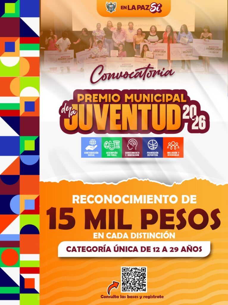 La convocatoria reconocerá a jóvenes destacados en los ámbitos social, cultural, deportivo, de innovación e inclusión.