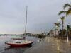 Seis veleros varados en la bahía de La Paz tras fuertes vientos