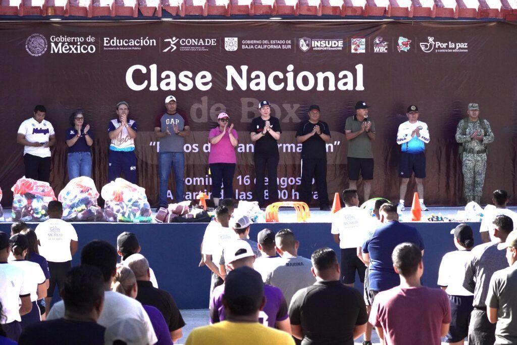 La Clase Nacional de Box reunió a participantes de distintas edades en Santa Rosalía, Comondú, Loreto, La Paz y Los Cabos.