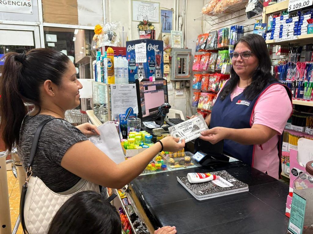 Los apoyos llegarán a las familias durante la primera semana de septiembre; podrán canjearse en 121 establecimientos de todo el estado.