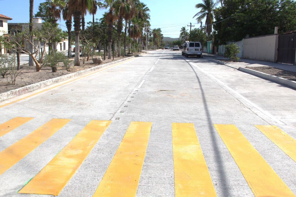 Además del pavimento de concreto hidráulico, la obra renovó redes de agua potable y alcantarillado
