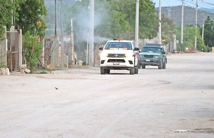 Salud mantiene jornadas de fumigación y ha cubierto más de 4 mil 700 hectáreas; tras las lluvias, pide eliminar recipientes con agua estancada.