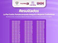 Publican folios seleccionados del programa “La Paz Cuida”