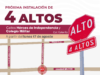 ¡Atención, conductores! Habrá nuevos cuatro altos en Perla y El Esterito