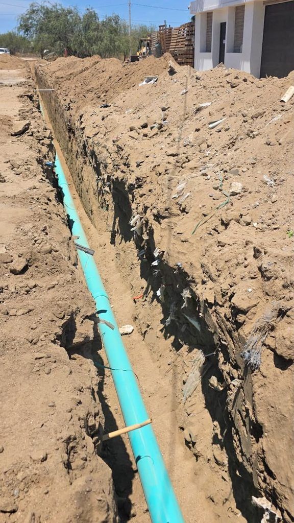 Más de 50 viviendas podrán conectarse al sistema tras concluir la instalación de 1,728 metros de tubería sanitaria.
