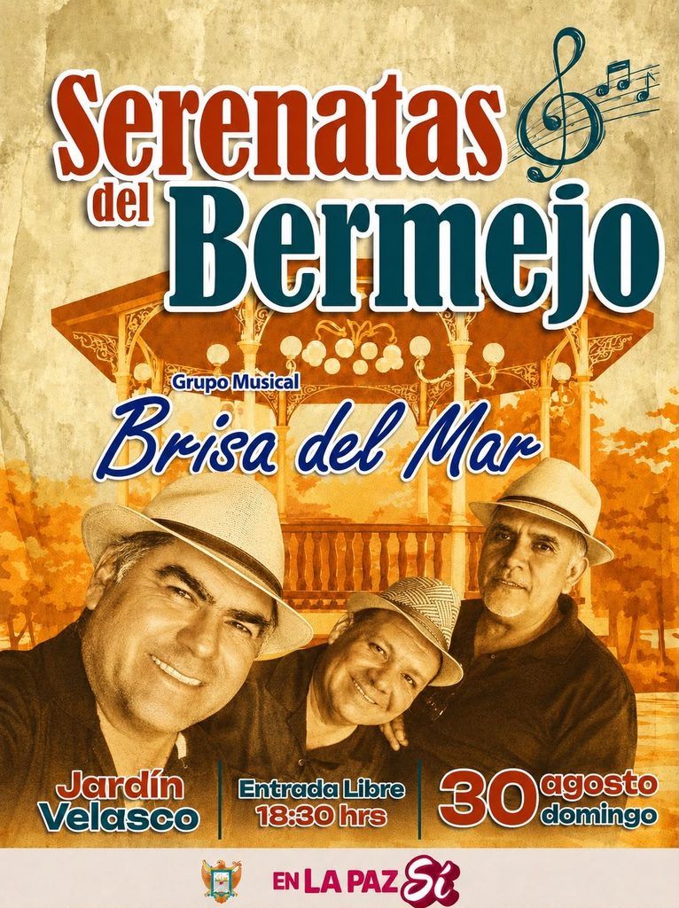 Serenatas del Bermejo tendrá una nueva edición el 30 de agosto, con la presentación de Brisa del Mar a las 18:30 horas.