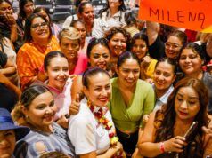 Mujeres de Baja California Sur expresan respaldo a Milena Quiroga