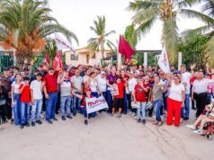 Habitantes de Santa Rosa plantean rezagos de pavimentación a Milena Quiroga