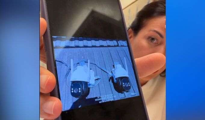 Milena Quiroga denuncia cámaras dirigidas hacia su casa