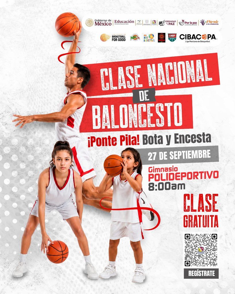 Niñas, niños, jóvenes y adultos podrán participar sin experiencia previa este 27 de septiembre, a las 8:00 horas, en el Gimnasio Polideportivo.