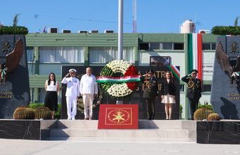 Conmemoran en La Paz el 179 aniversario de la Gesta de los Niños Héroes