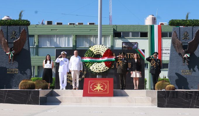 Conmemoran en La Paz el 179 aniversario de la Gesta de los Niños Héroes