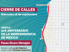 ¿Qué calles estarán cerradas en La Paz este 15 y 16 de septiembre?