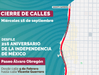 ¿Qué calles estarán cerradas en La Paz este 15 y 16 de septiembre?